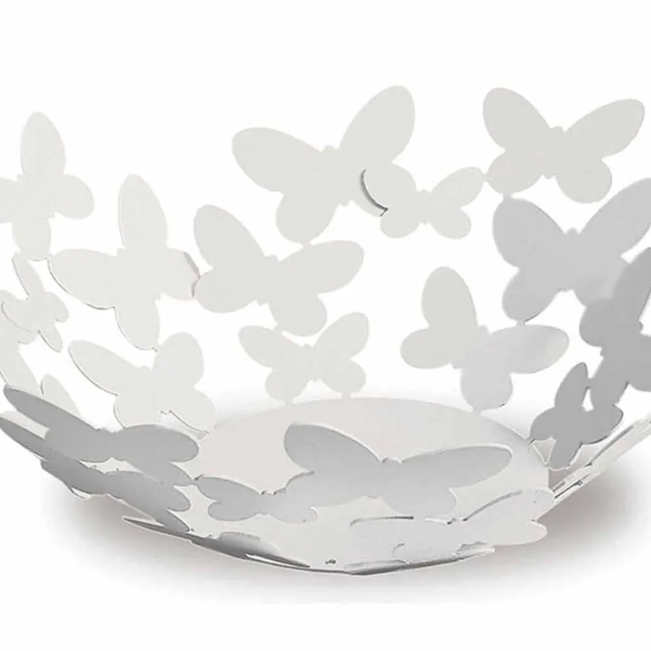 Wit, beige of ivoorkleurig designontwerpstuk gemaakt in Italië - Leiden Viadurini