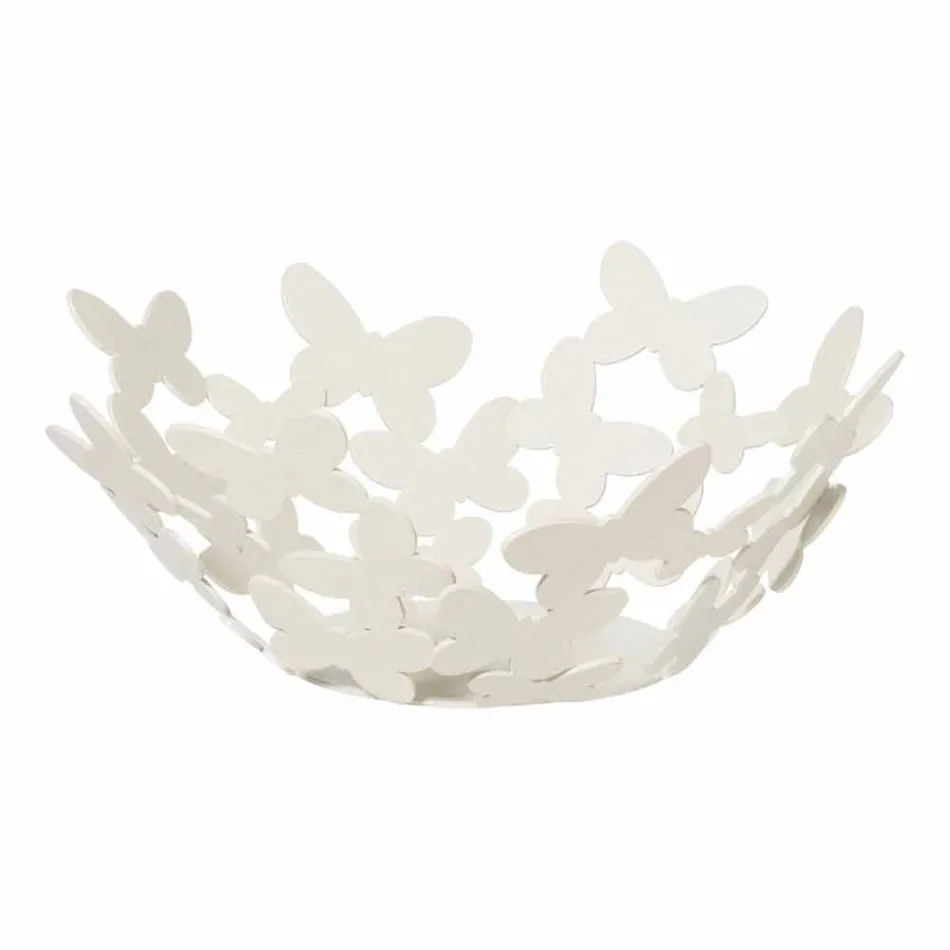 Wit, beige of ivoorkleurig designontwerpstuk gemaakt in Italië - Leiden Viadurini