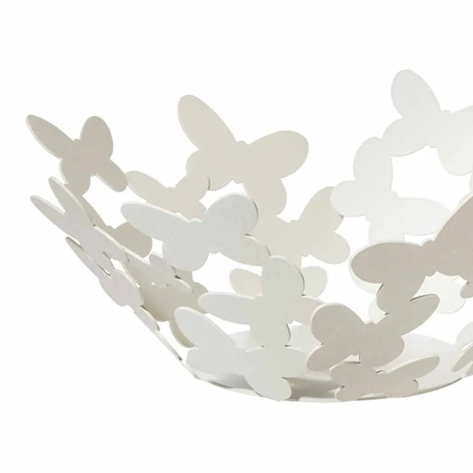 Wit, beige of ivoorkleurig designontwerpstuk gemaakt in Italië - Leiden Viadurini