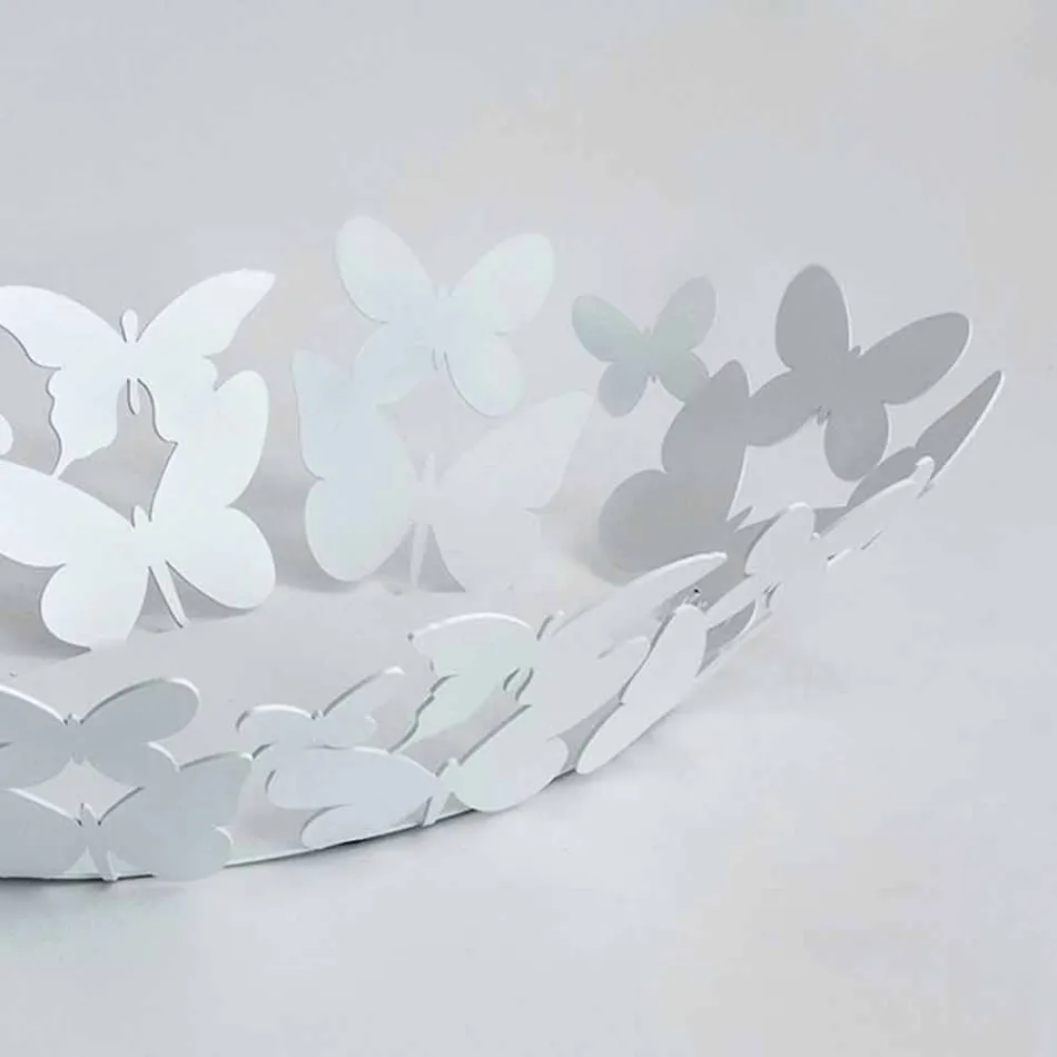 Modern ovaal middelpunt in wit of beige ijzer Made in Italy - Leiden Viadurini