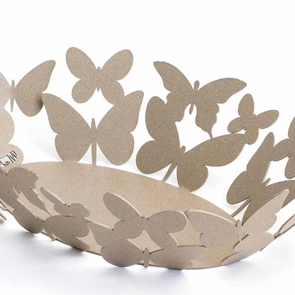 Modern ovaal middelpunt in wit of beige ijzer Made in Italy - Leiden Viadurini