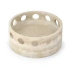 Satijnen marmeren middelpunt/zakblad gemaakt in Italië - Hinata Viadurini