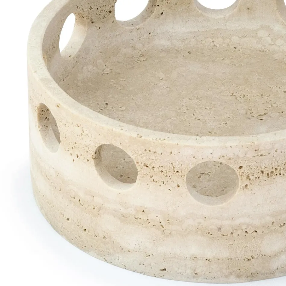 Satijnen marmeren middelpunt/zakblad gemaakt in Italië - Hinata Viadurini