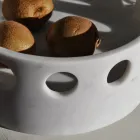 Satijnen marmeren middelpunt/zakblad gemaakt in Italië - Hinata Viadurini