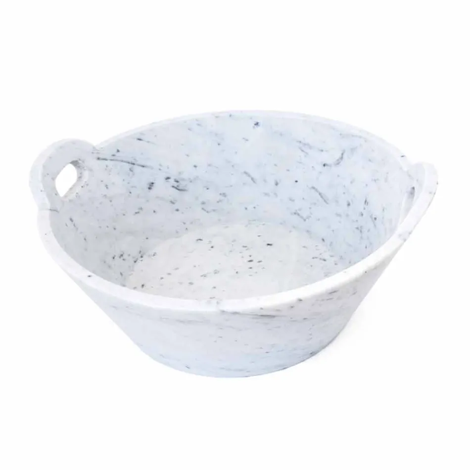 Mand in wit Carrara-marmer van Italiaans luxe design - Tinozzo Viadurini