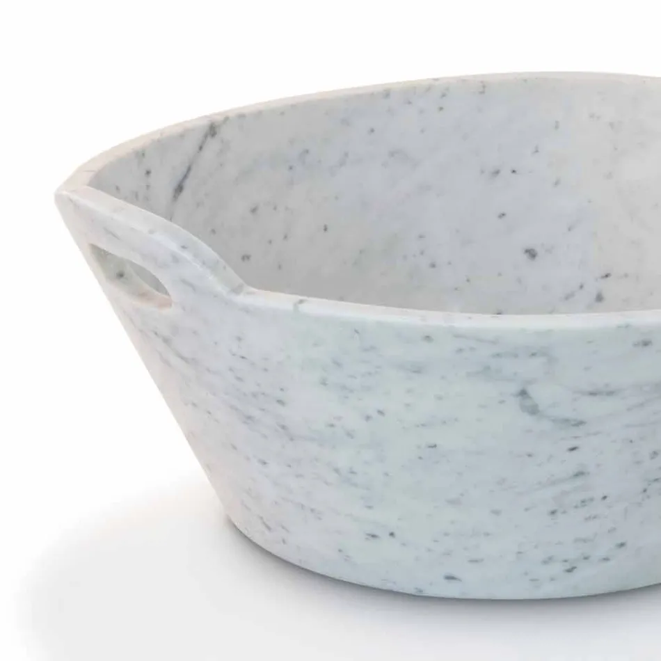 Mand in wit Carrara-marmer van Italiaans luxe design - Tinozzo Viadurini
