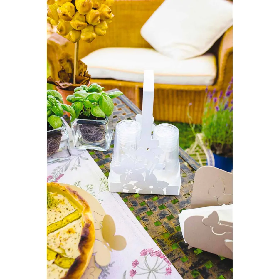 Mand met ijzeren bekerhouder in modern design Gemaakt in Italië - Marken Viadurini