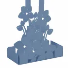 Mand met ijzeren bekerhouder in modern design Gemaakt in Italië - Marken Viadurini