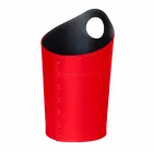 Gerecycleerde papierafvalmand in Ambrogio handgemaakt leer Viadurini