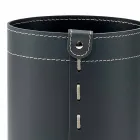 Afvalbak van geregenereerd, handgemaakt leer Battista Viadurini