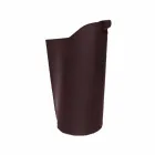 Indoor pellet houder mand lederen 15 Kg Sapel ontwerp Viadurini