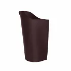 Indoor pellet houder mand lederen 15 Kg Sapel ontwerp Viadurini