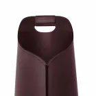 Indoor pellet houder mand lederen 15 Kg Sapel ontwerp Viadurini