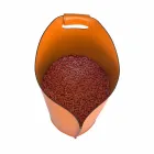 Indoor pellet houder mand lederen 15 Kg Sapel ontwerp Viadurini