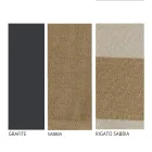 Buiten chaise longue in ijzer en handgemaakte stof gemaakt in Italië - Relax Viadurini