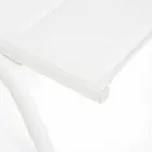 Outdoor chaise longue in textileen en aluminium met wielen, 4 stuks - Babilonia Viadurini