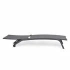 Outdoor chaise longue in textileen en aluminium met wielen, 4 stuks - Babilonia Viadurini