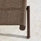 Tuin chaise longue aluminium en technische stof - Bahia door Varaschin Viadurini