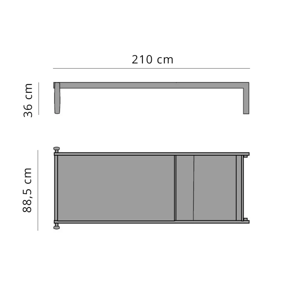 Tuinchaise longue met of zonder matras van hoge kwaliteit - Filomenalet Viadurini