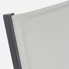 Tuinchaise longue met wielen en verstelbare rugleuning, 4 stuks - Babilonia Viadurini