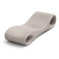 Tuin chaise longue in gekleurd polyethyleen Made in Italy - Flores