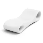 Tuin chaise longue in gekleurd polyethyleen Made in Italy - Flores Viadurini