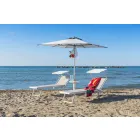 Moderne tuinchaise longue met parasol en verstelbare rugleuning - Arnold Viadurini