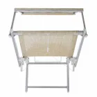 Moderne tuinchaise longue met parasol en verstelbare rugleuning - Arnold Viadurini
