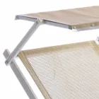 Moderne tuinchaise longue met parasol en verstelbare rugleuning - Arnold Viadurini