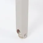 Liggende tuinchaise longue in aluminium, Homemotion, 4 stuks - Lester Viadurini