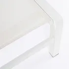 Liggende tuinchaise longue in aluminium, Homemotion, 4 stuks - Lester Viadurini