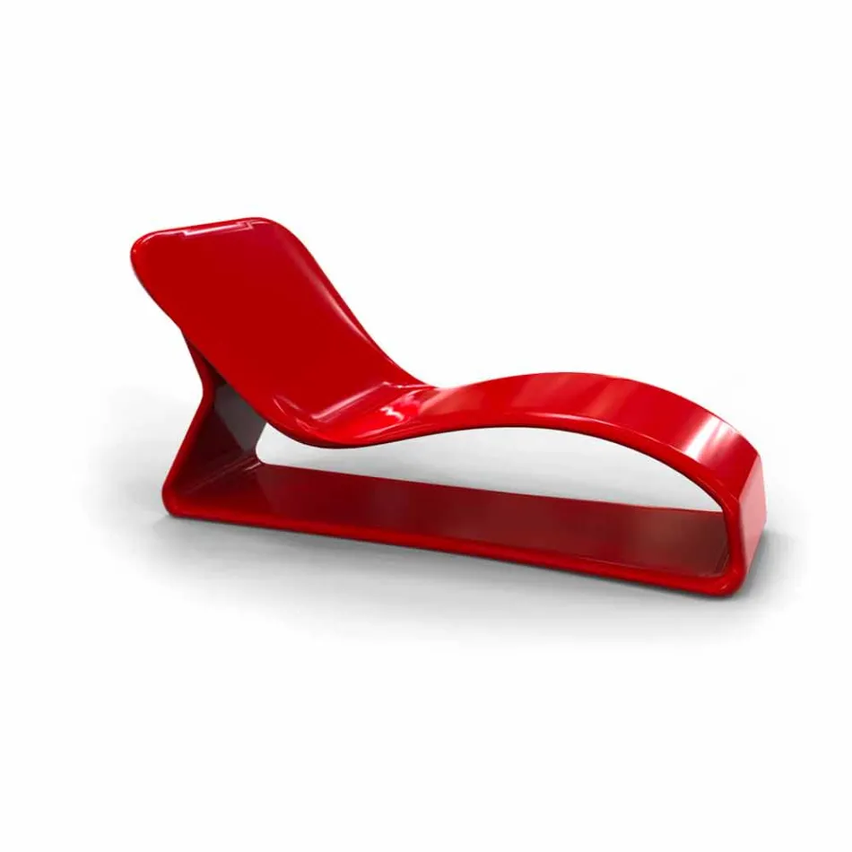Modern design Chaise Longue Kobra Gemaakt in Italië Viadurini