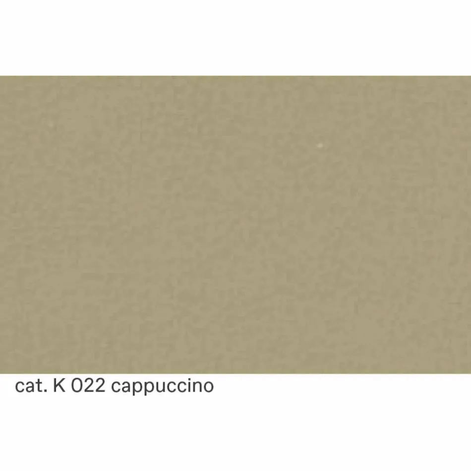 Verchroomde stalen chaise longue met lederen zitting Made in Italy - Diamond Viadurini