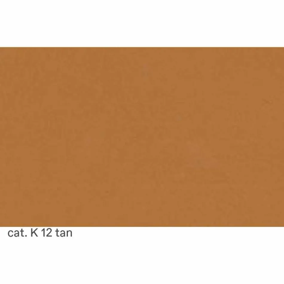 Leren chaise longue met verchroomde stalen structuur Made in Italy - Beiroet Viadurini