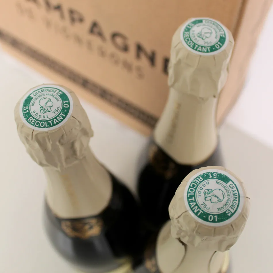 Champagne Cuvee exclusief voor Viadurini 3 flessenpakket "Champagne de Vignerons" Viadurini