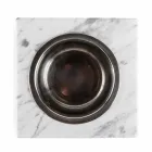 Honden- en kattenkom in wit Carrara-marmer gemaakt in Italië - Ciotta Viadurini