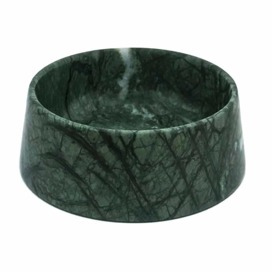 Moderne honden- en kattenbak in roze Portugal of groen Guatemala-marmer - Catt Viadurini