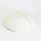 Kommen in wit porselein en Italiaans luxe design met bladgoud - Cicatroro Viadurini