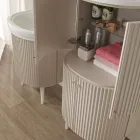 Kolom met vier deuren met Cannetté-verwerking Made in Italy - Candy Viadurini