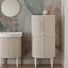 Kolom met vier deuren met Cannetté-verwerking Made in Italy - Candy Viadurini