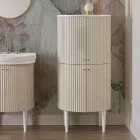 Kolom met vier deuren met Cannetté-verwerking Made in Italy - Candy Viadurini