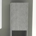 Badkamerzuil met 2 deuren in modern design eco-hout Ambra, made in Italy Viadurini