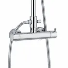 Douchekolom met thermostatische mengkraan in messing Made in Italy - Gallo Viadurini