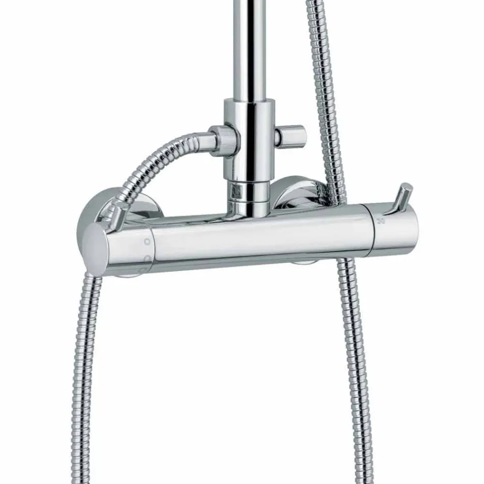 Luxe douchekolom in messing verchroomd Made in Italy - Gallo Viadurini