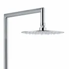 Messing douchekolom met douchekop en ABS-douche Made in Italy - Padula Viadurini