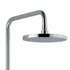 Telescopische en verstelbare douchekolom van verchroomd messing Made in Italy - Naspo Viadurini