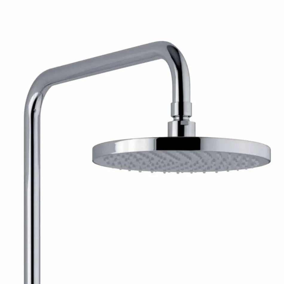 Telescopische en verstelbare douchekolom van verchroomd messing Made in Italy - Naspo Viadurini