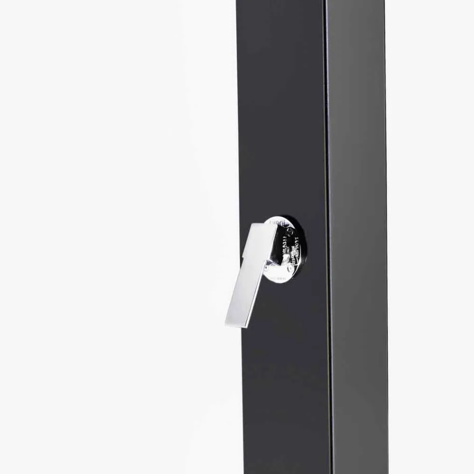 Zonne-douchekolom voor buiten in roestvrij staal Made in Italy - Werner Viadurini