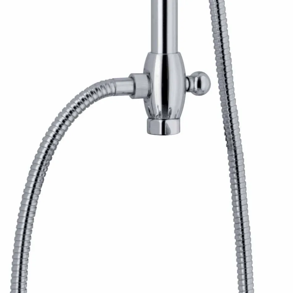 Telescopische douchekolom in messing Klassiek design Made in Italy - Nesto Viadurini