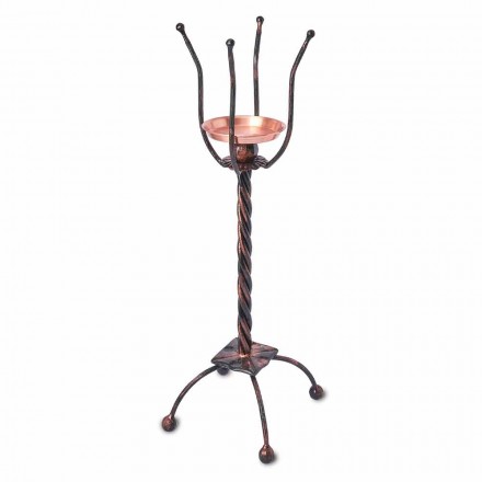 Ontwerp ijsemmerzuil voor wijn in koper - Arnaldo Viadurini